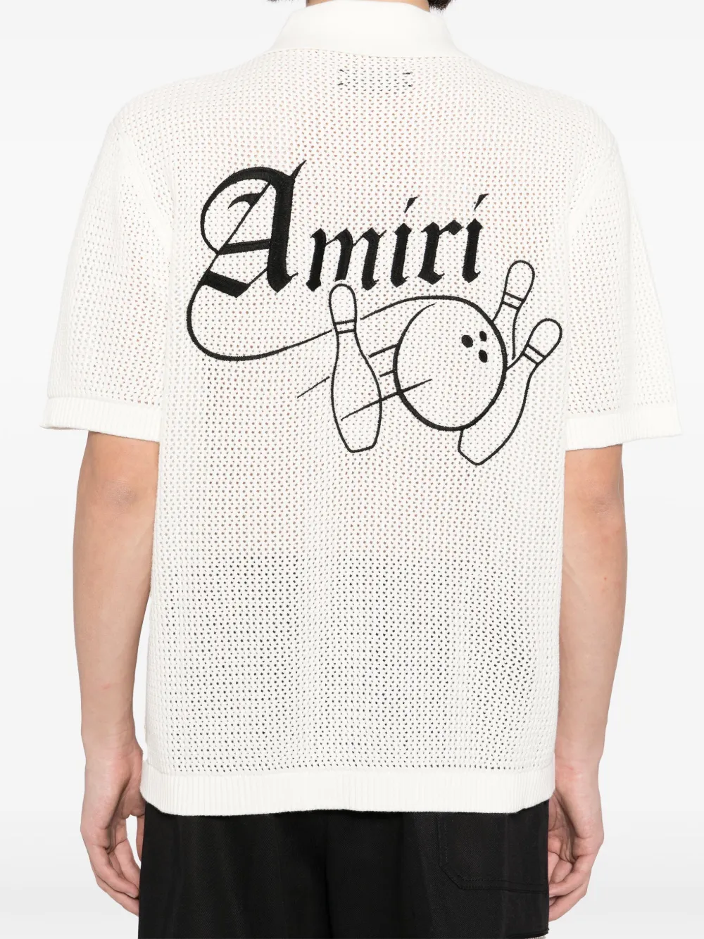 AMIRI Sweater met geborduurd logo Beige