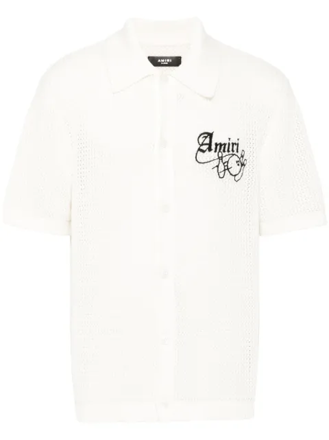 AMIRI bowling crochet polo shirt