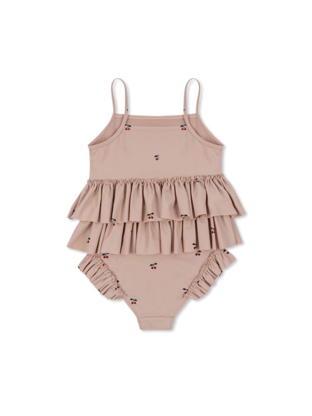 Konges Sløjd Manuca ruffled-detail swimsuit - Neutrals