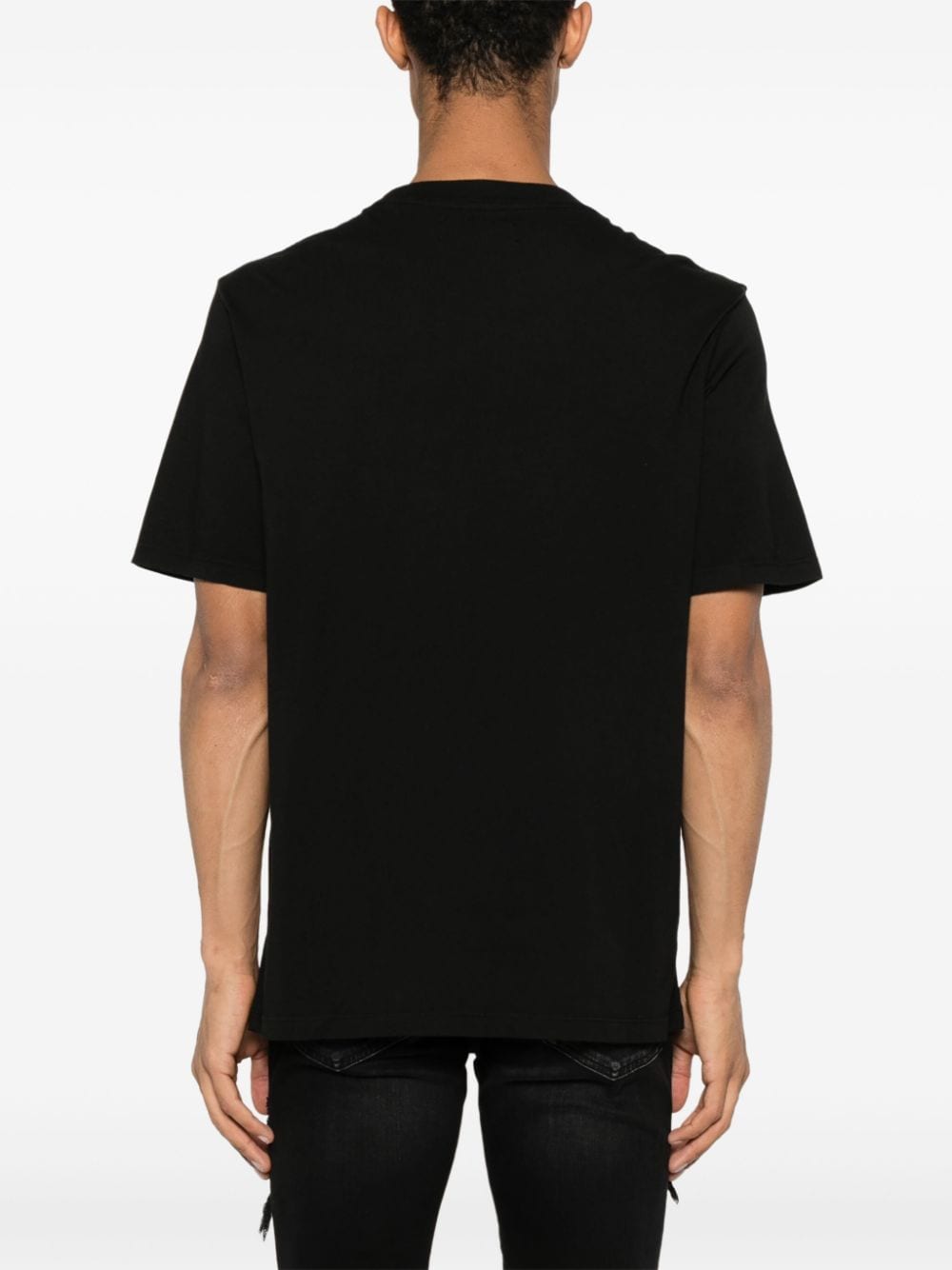 Shop Amiri Poison Cotton T-shirt In Black