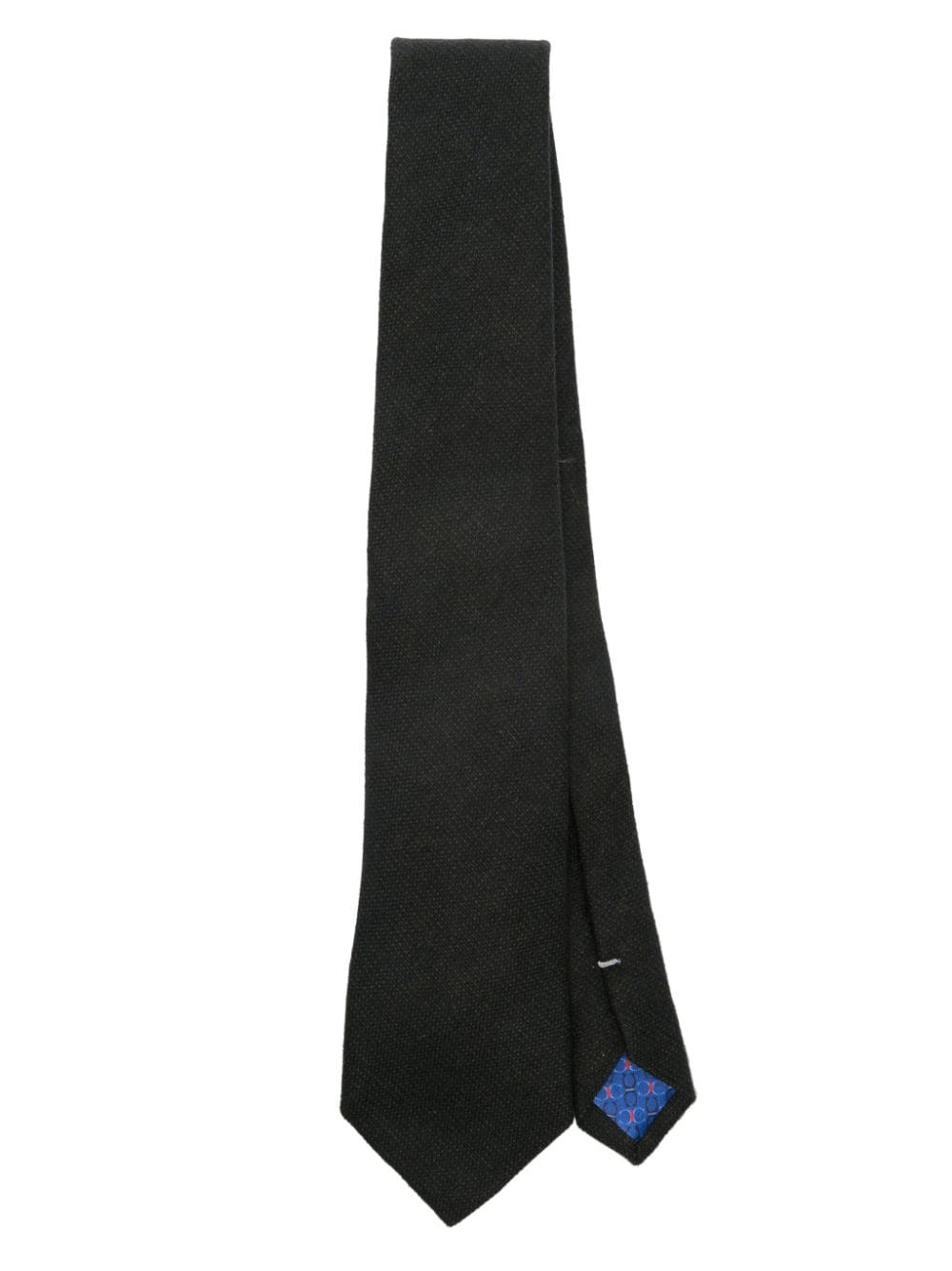 Canali Krawatte mit Jacquardmuster - Grün