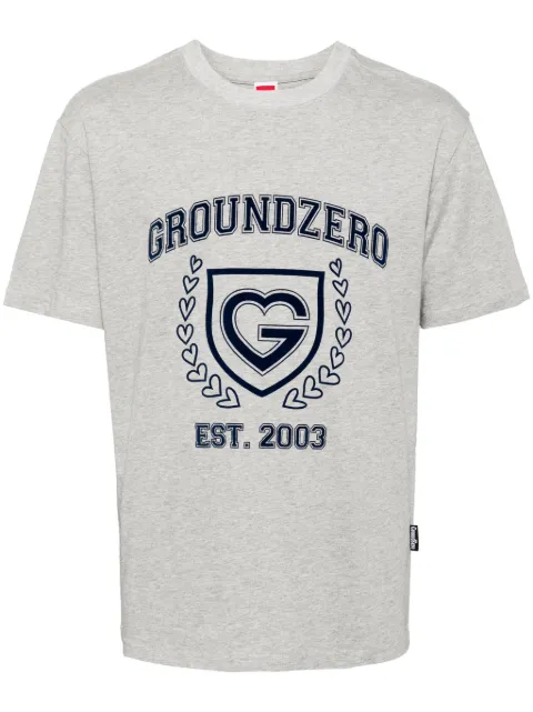 Ground Zero playera con logo estampado