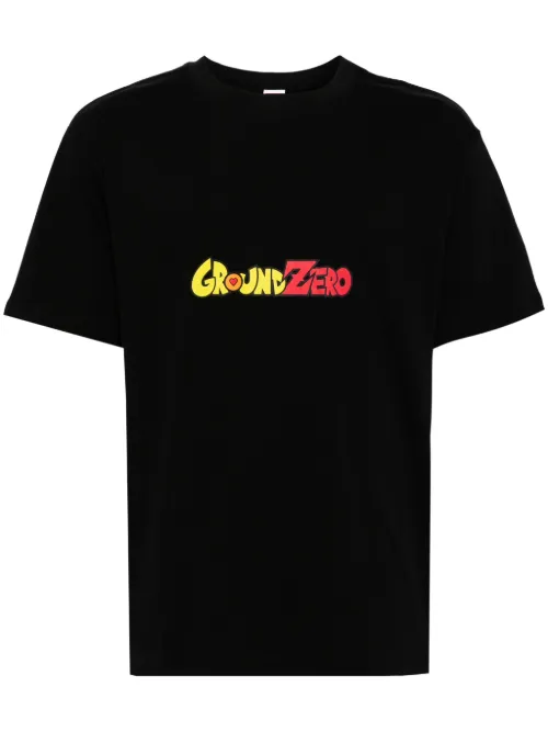 T-shirt en coton à logo imprimé - Ground Zero - Modalova