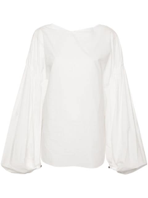 KHAITE Quico cotton blouse