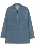 Auralee long-sleeve denim blouse - Blue