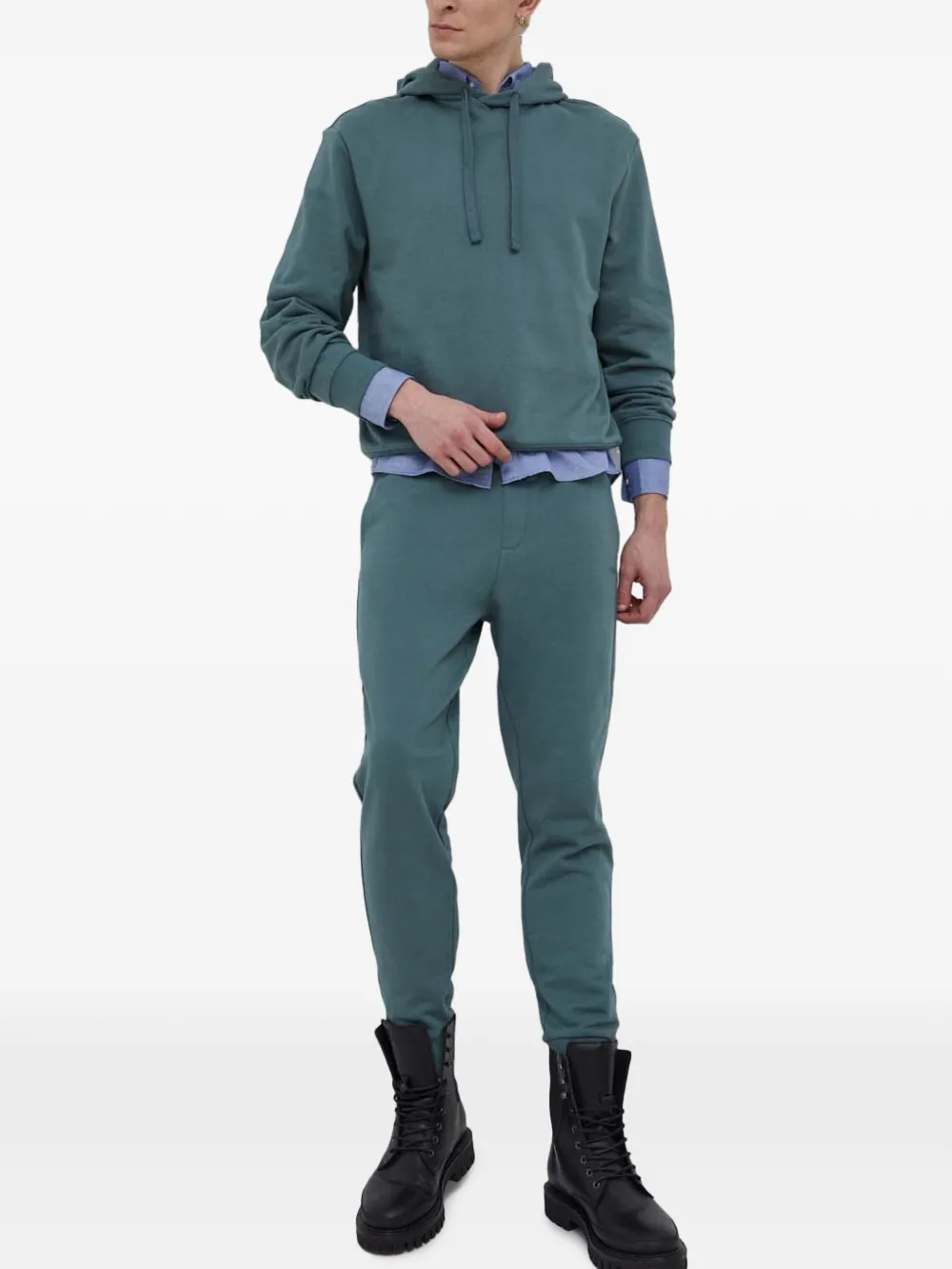 HUGO sudadera Dapo con capucha y logo | verde | Image 1