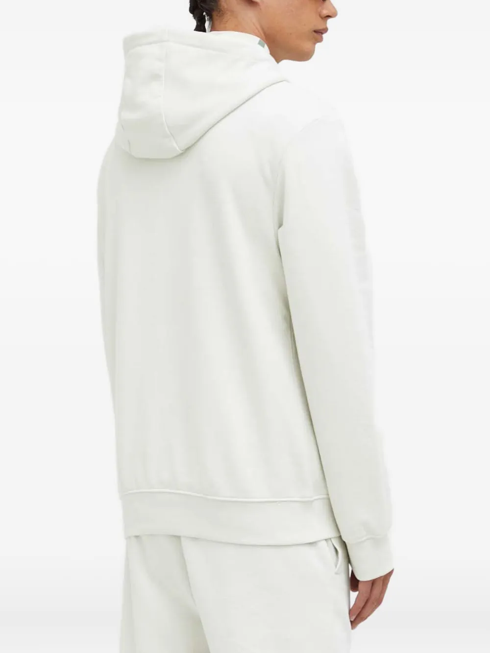 Hugo Boss Drawstring Hooded Sweatshirt In Black