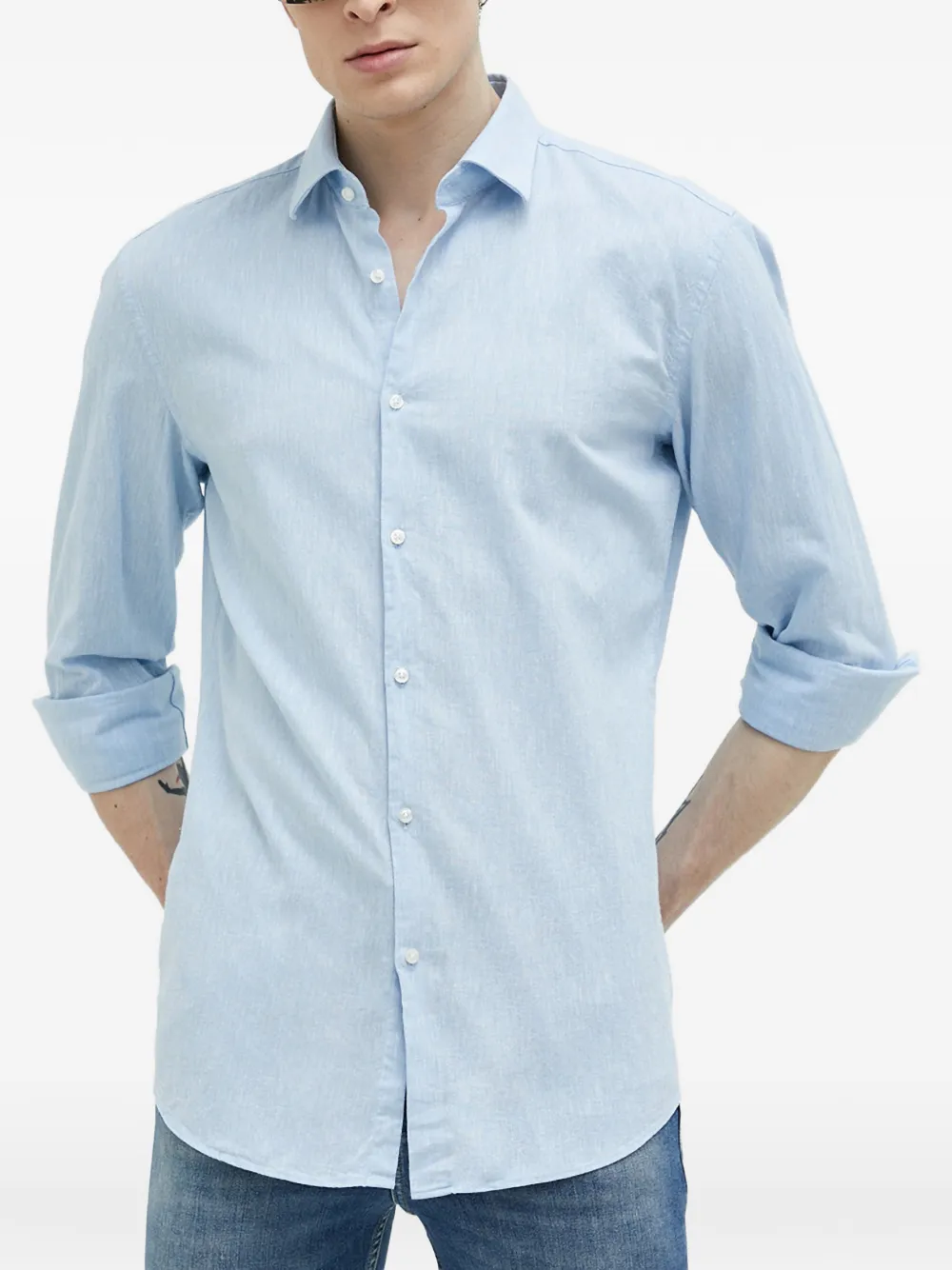 HUGO button-up shirt | Blue | Image 1