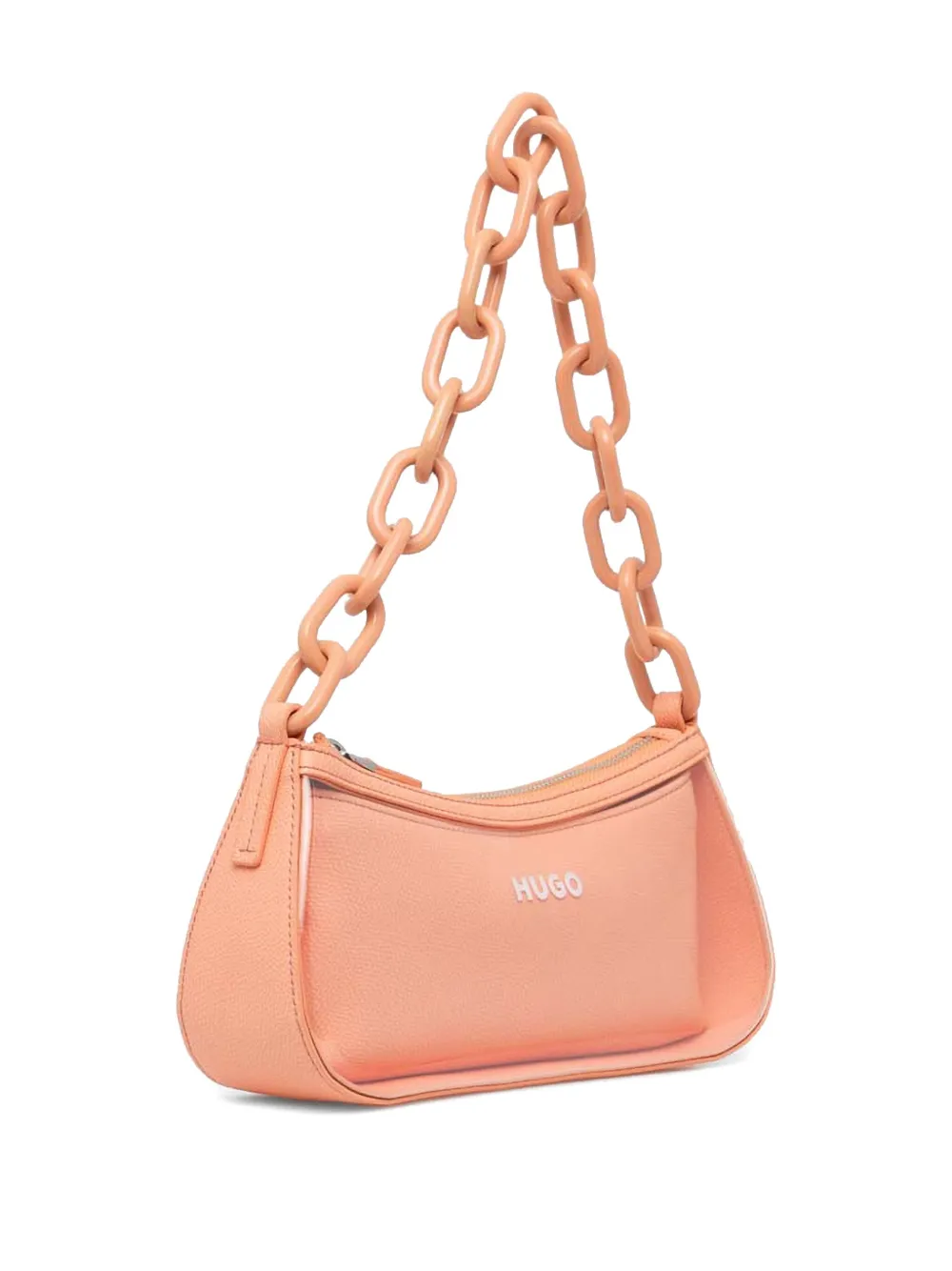 HUGO logo-print shoulder bag - Oranje