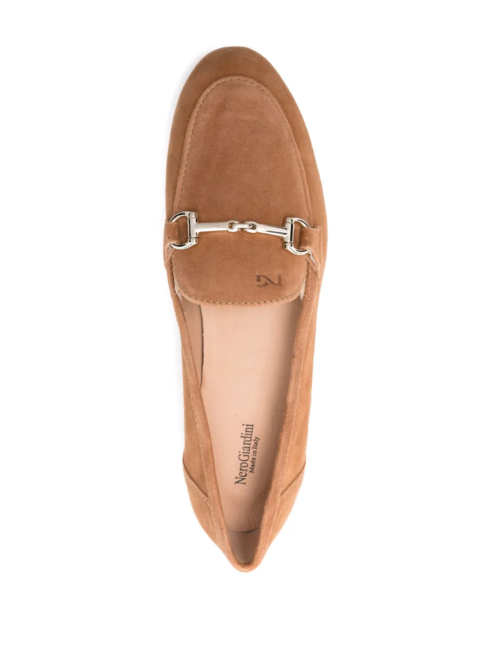 NeroGiardini Nilo suède loafers Bruin