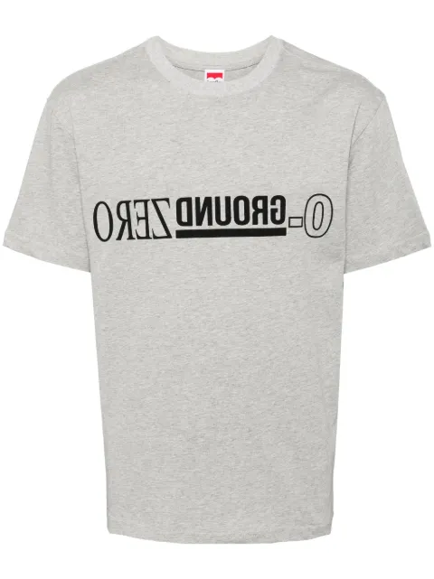 Ground Zero logo-print cotton T-shirt