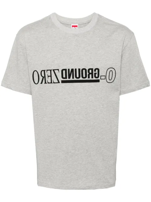 T-shirt en coton à logo imprimé - Ground Zero - Modalova