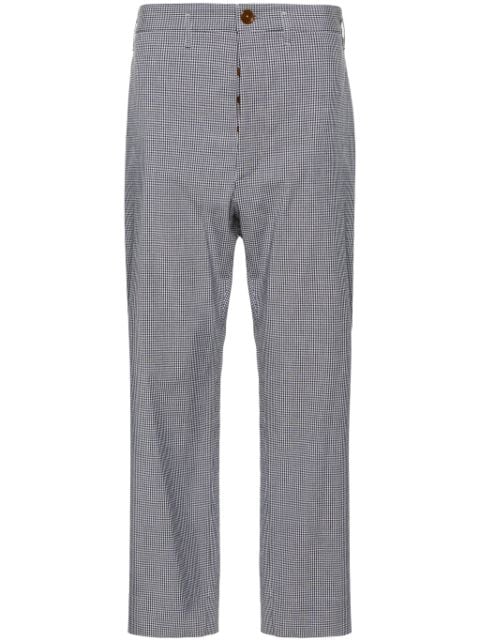 Vivienne Westwood Cruise gingham-check cropped trousers