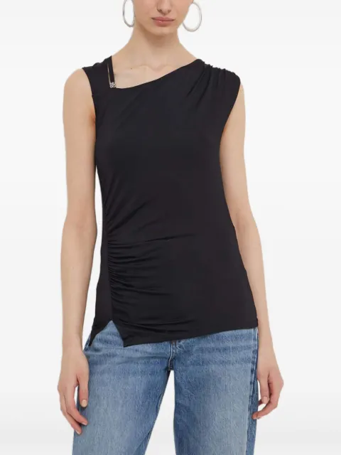 HUGO ruched-detail top