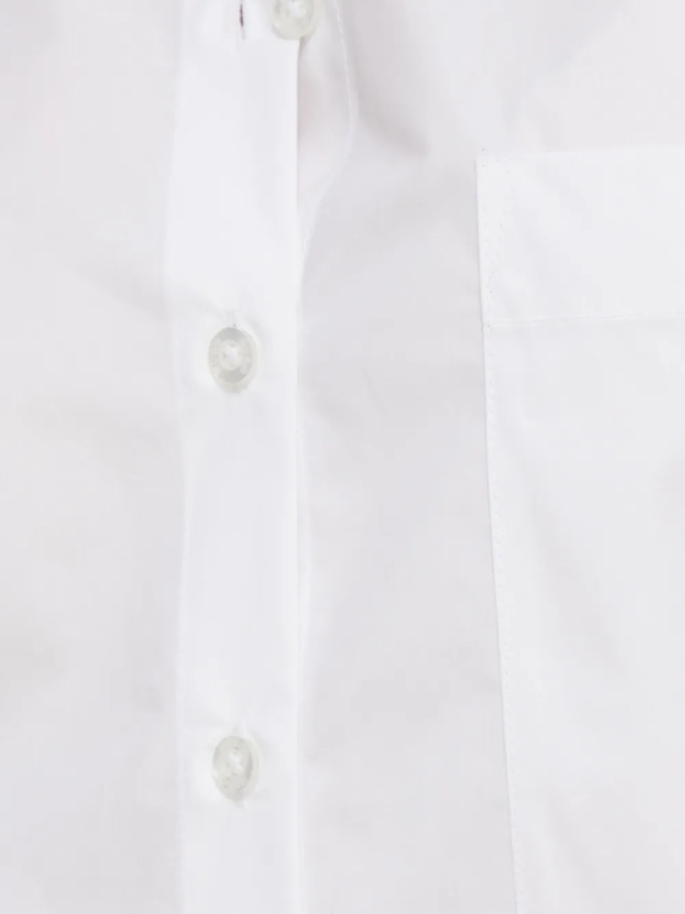 Hugo Boss Button Short-sleeve Shirt In White