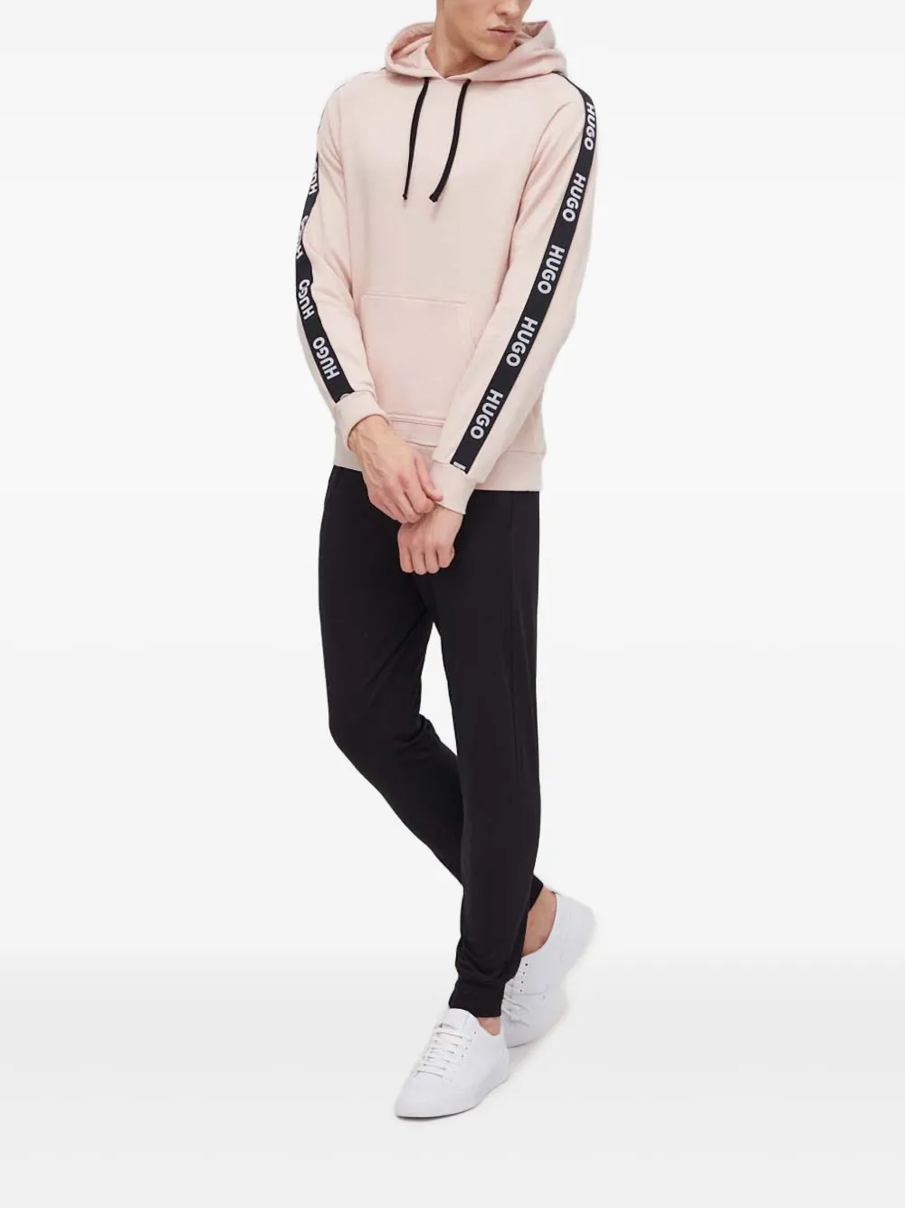HUGO sudadera con capucha y franja del logo | Hoodies | Image 2