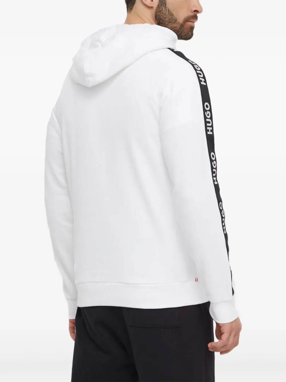 HUGO sudadera con capucha y franja del logo | Hoodies | Image 2
