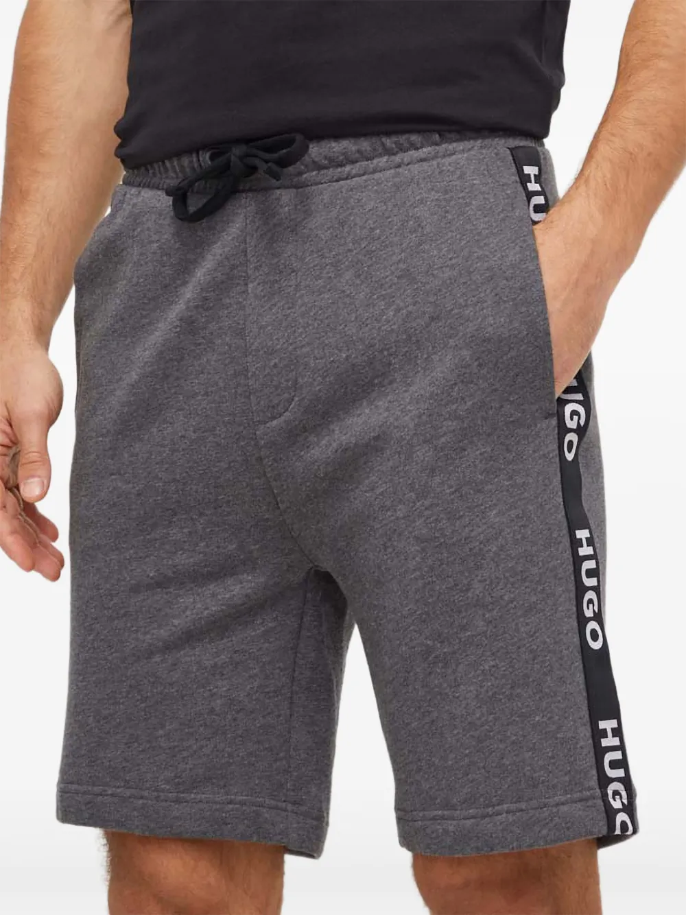 HUGO drawstring tape shorts | Grey | Image 1