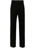 Victoria Beckham Grain De Poudre tapered trousers - Black