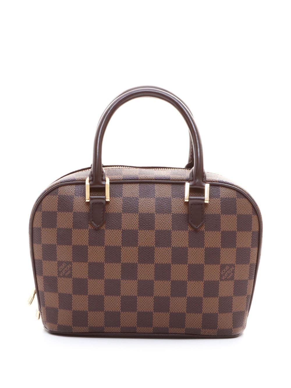 Pre-owned Louis Vuitton 2001 Mini Saria Handbag In Brown