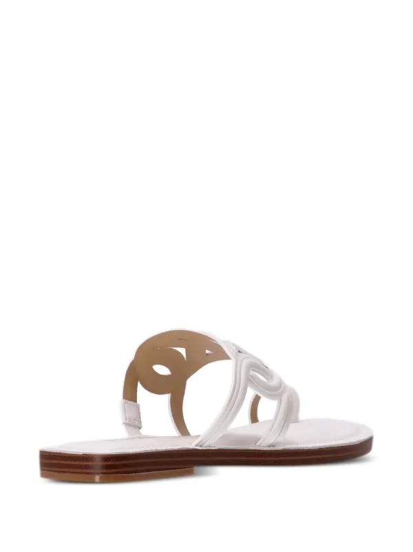 VIP割☆【Michael Kors】Alma Leather Flat Sandal 関税/送料込 Alma Leather Flat Sandal | Michael Kors [US]