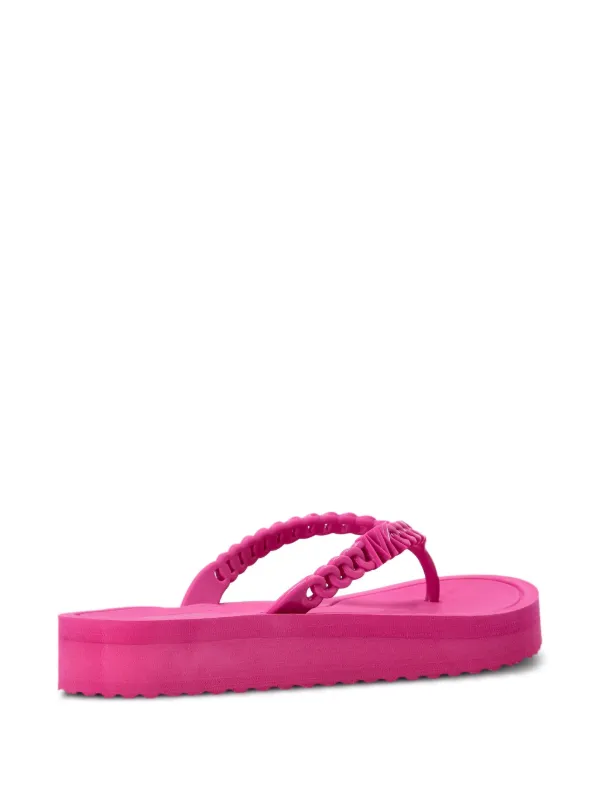 Michael kors flip flops womens purple online