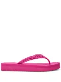 Michael Kors Zaza flatform flip flops - Pink