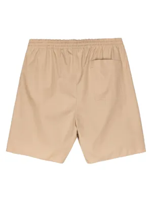 Black Hard Twist Finx Shorts by AURALEE on Sale
