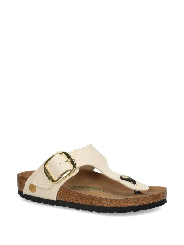 Birkenstock Gizeh Buckled Flip Flops Neutrals FARFETCH IE