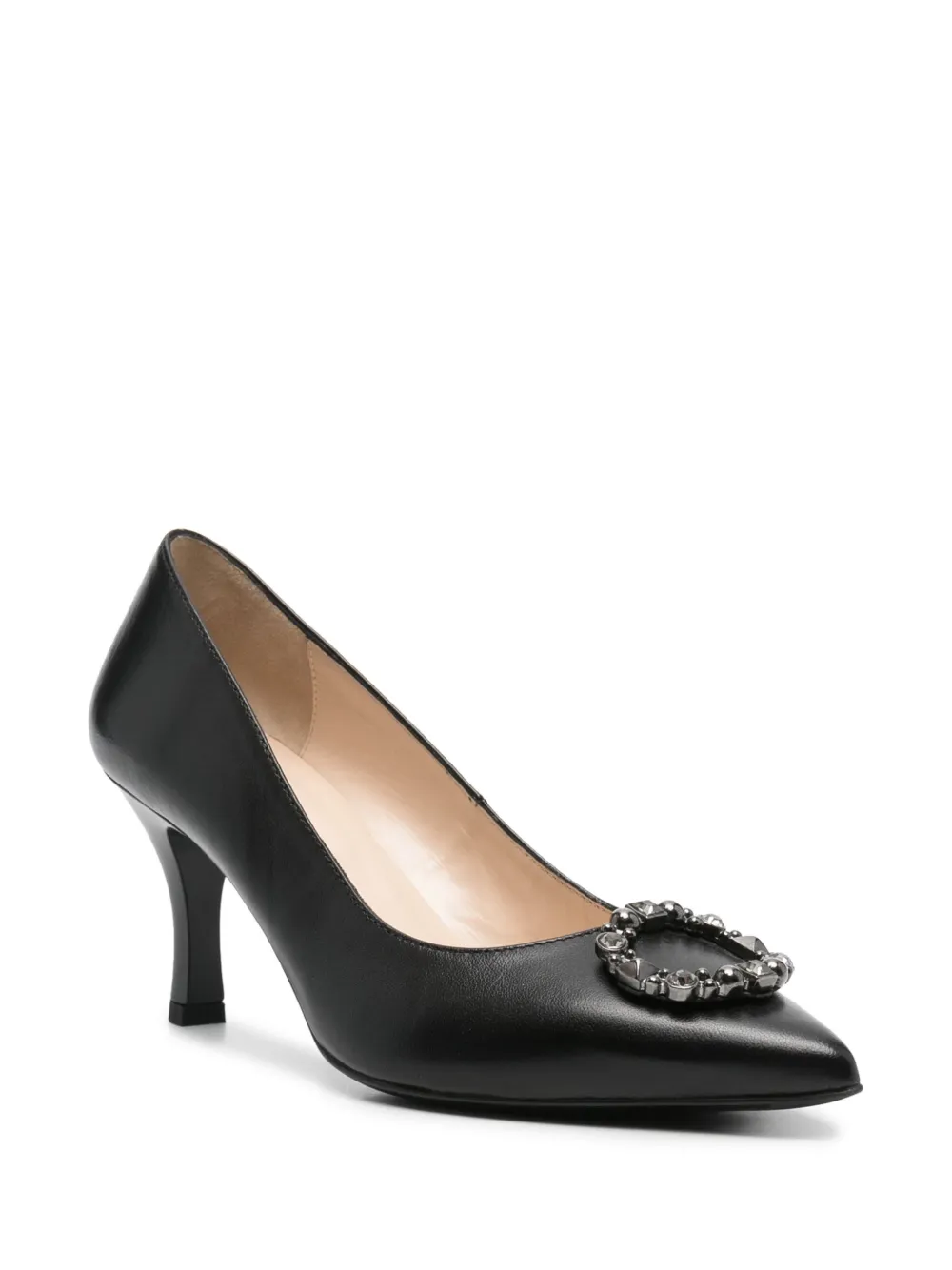 NeroGiardini Leren pumps Zwart