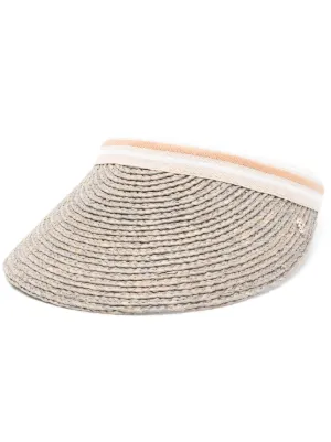 Helen Kaminski Bianca Visor Hat | Brown | FARFETCH CH