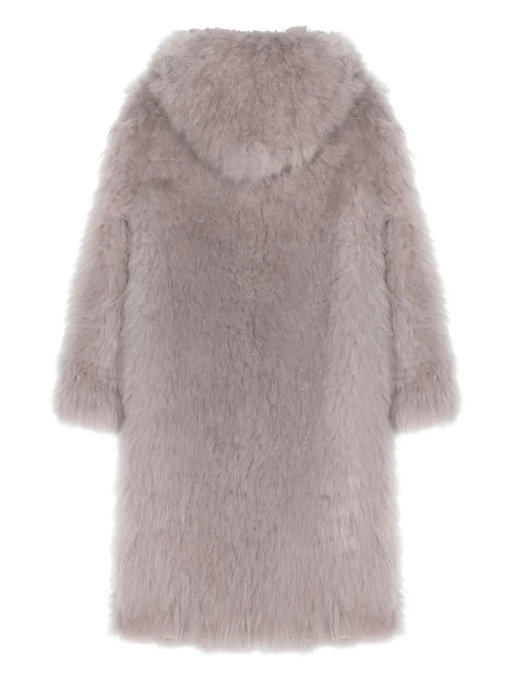 Liska single-breasted shearling coat | Single Breasted Coats | Image 2