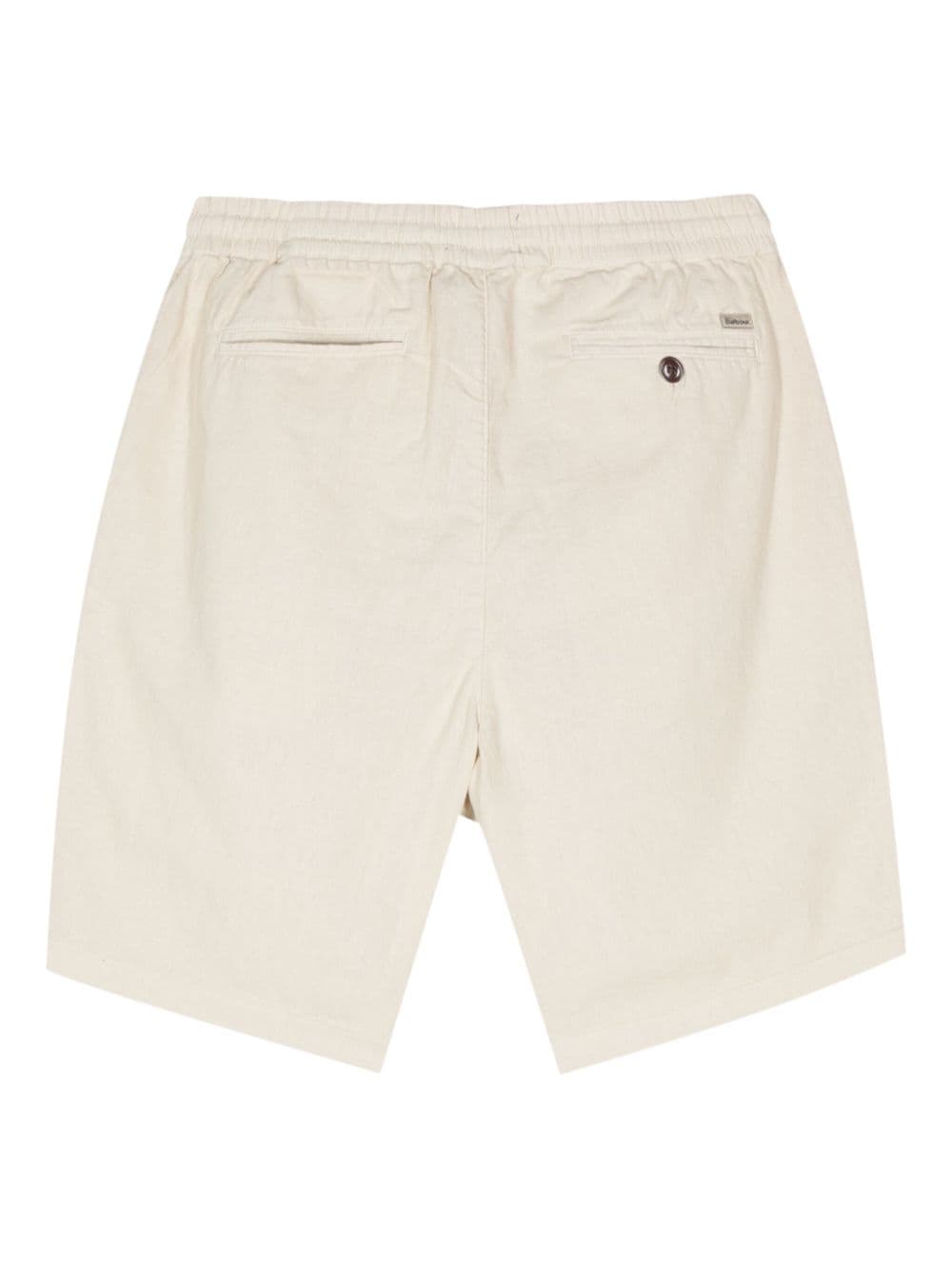 Barbour Bermuda shorts met textuur Beige