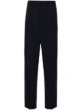 Zegna drawstring tapered trousers - Blue