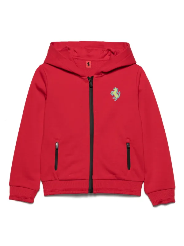 Ferrari zip hoodie discount