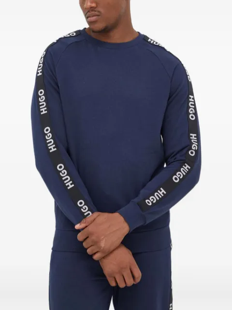 HUGO logo-tape sweatshirt