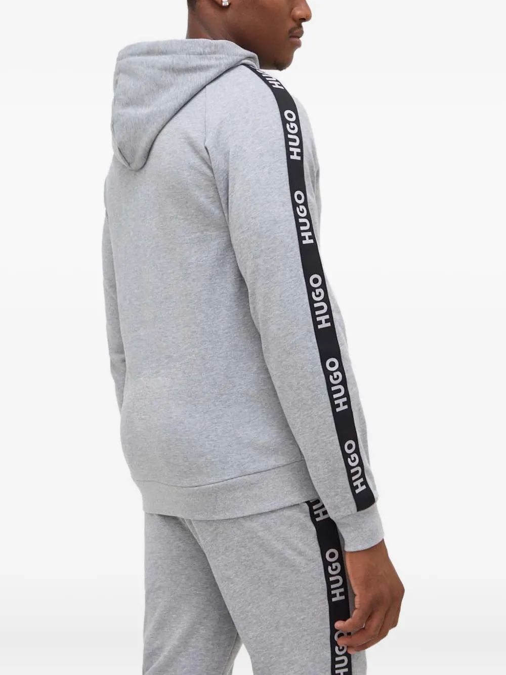 HUGO hooded tape-detail sweatshirt | Hoodies | Image 2
