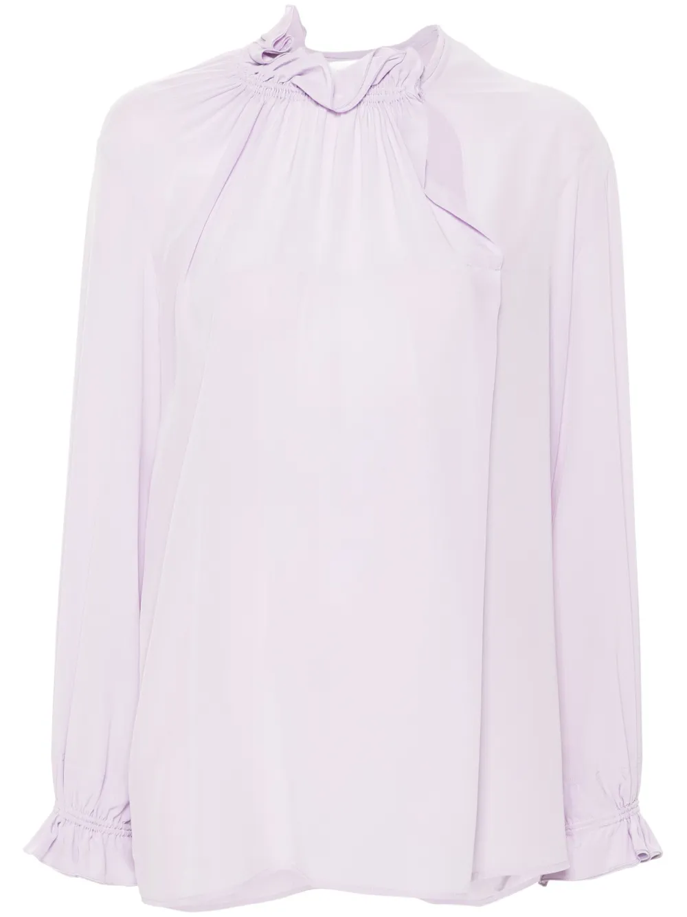 Victoria Beckham ruffled blouse | Purple | Image 1