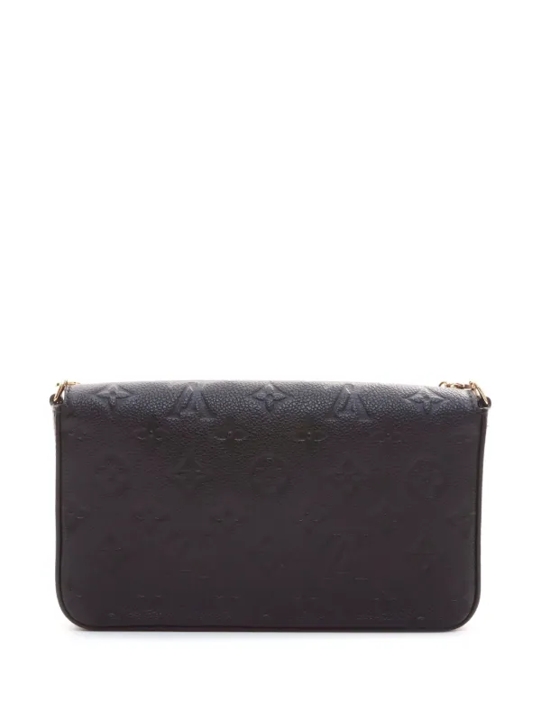 Louis Vuitton Pre Owned Sac Porte Epaule Pochette Felicie 2021 Noir FARFETCH CM