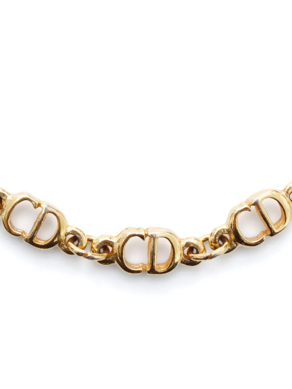 Christian Dior Pre-Owned CD gold-plated bracelet - Goud