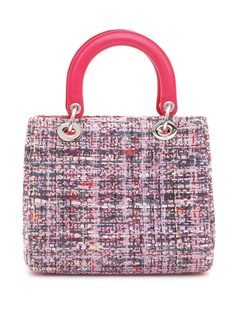 Christian Dior Pre-Owned Lady Dior tweed handbag - Roze