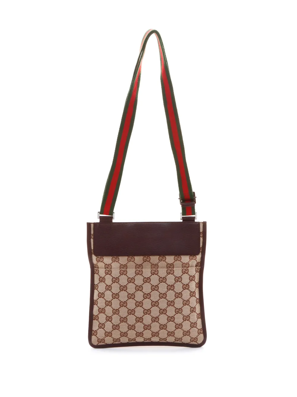 Gucci Pre-Owned GG canvas shoulder bag - Bruin