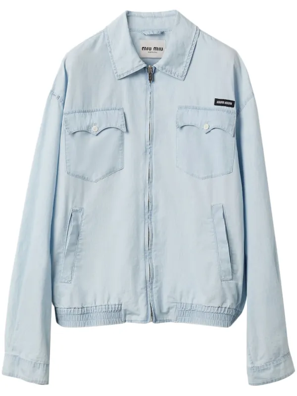 Signature Chambray high quality Blouson Jacket