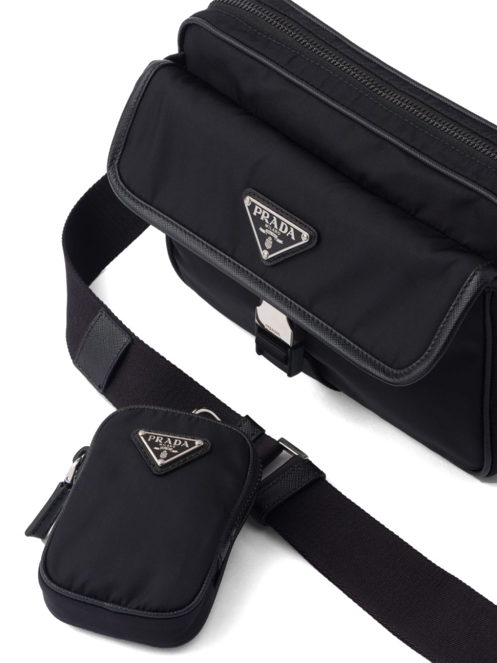 Re-Nylon pouch crossbody bag