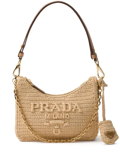 Prada  mini Re-Edition crochet tote bag