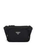 Prada logo-appliqué Re-Nylon belt bag - Black