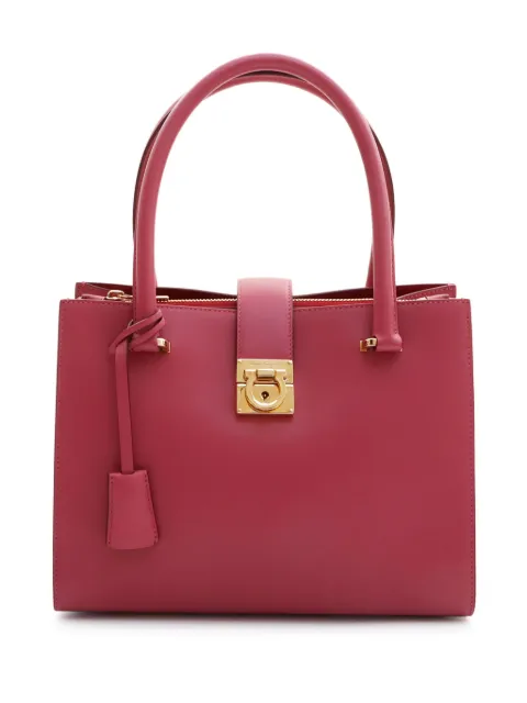Ferragamo Pre-Owned Gancini leather handbag