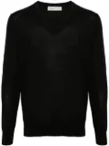 MODES GARMENTS V-neck merino wool jumper - Black