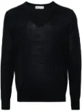 MODES GARMENTS V-neck merino wool jumper - Blue