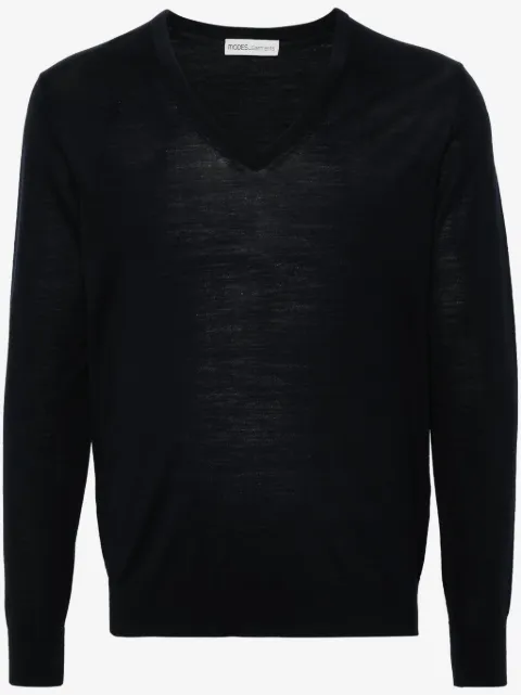 MODES GARMENTS V-neck merino wool jumper